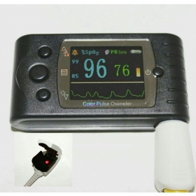 PULSE OXIMETER WITH SEPARATE SENSOR / RECHARGABLE BATTERY HAND-HELD (ADULT)