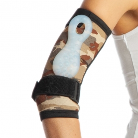 TENNIS PLAYER'S ELBOW SUPPORT-CAMOUFLAGE