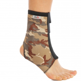 ANKLE SUPPORT-MALLEOLAR PAD PROTECTION-WITH VELCRO CLOSURE-CAMOUFLAGE