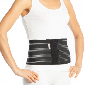 ABDOMINAL BINDER WITH A COLOSTOMY OPENING - 16 CM HIGH