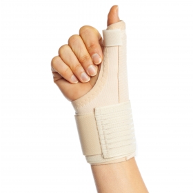 BASIC THUMB SPLINT-WITH AN ALUMINUM THUMB SUPPORT WITH SIZES