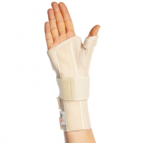 THUMB AND HAND SPLINT-WITH ALUMINUM SUPPORT ADJUSTMENT