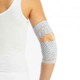 KNITTED ELBOW SUPPORT WITH SILICONE PAD