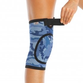 KNEE SUPPORT-PADDED PATELLAR PROTECTION-CAMOUFLAGE