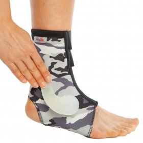 ANKLE SUPPORT-MALLEOLAR PAD PROTECTION-WITH VELCRO CLOSURE-CAMOUFLAGE