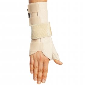 THUMB AND HAND SPLINT-WITH ALUMINUM SUPPORT ADJUSTMENT