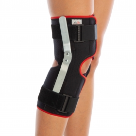 HINGED KNEE SUPPORT-FULLY OPEN FRONT