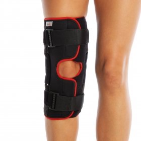 HINGED KNEE SUPPORT-FULLY OPEN FRONT