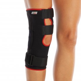 HINGED KNEE SUPPORT-OPEN UPPER PART