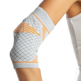 KNITTED ELBOW SUPPORT WITH SILICONE PAD